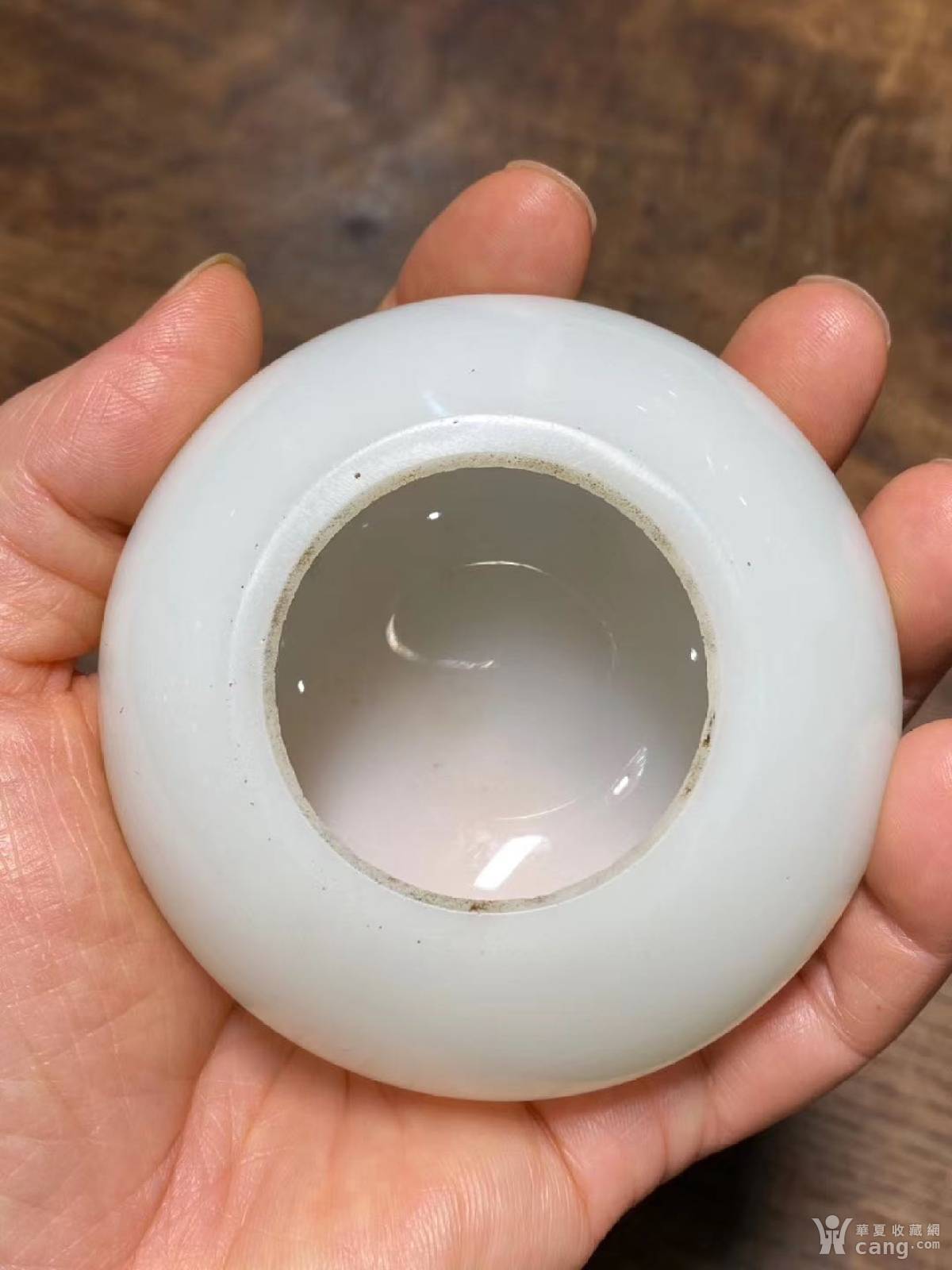 超规整晚清民国琉璃水盂,不议价!