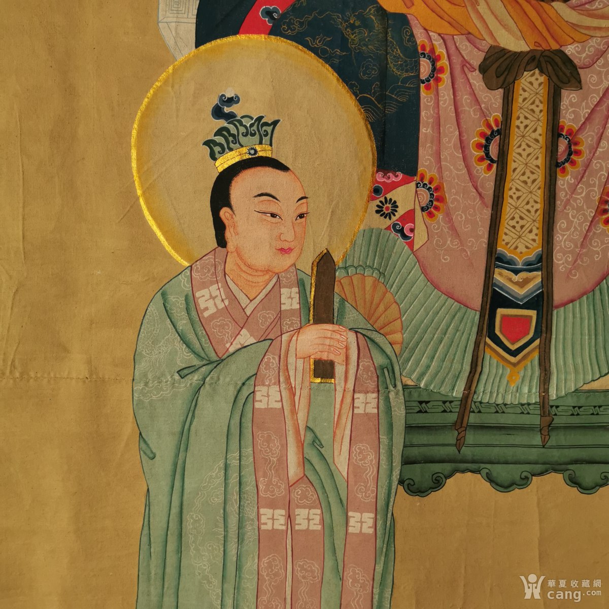 清代彩绘道教神像道教画像