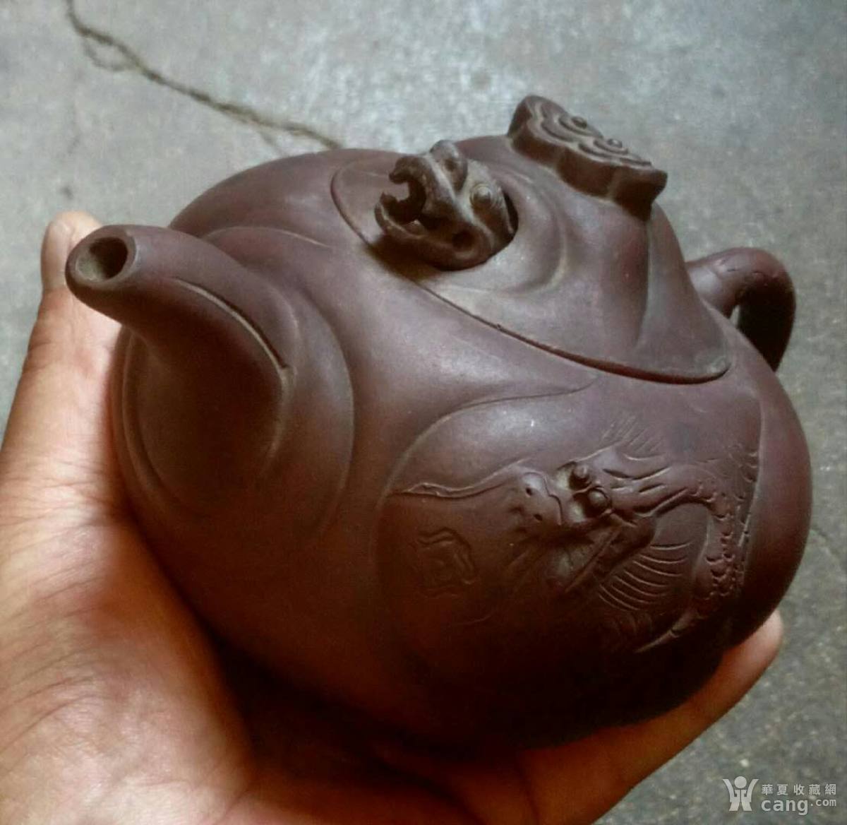 七八十年代精品鱼化龙紫砂壶