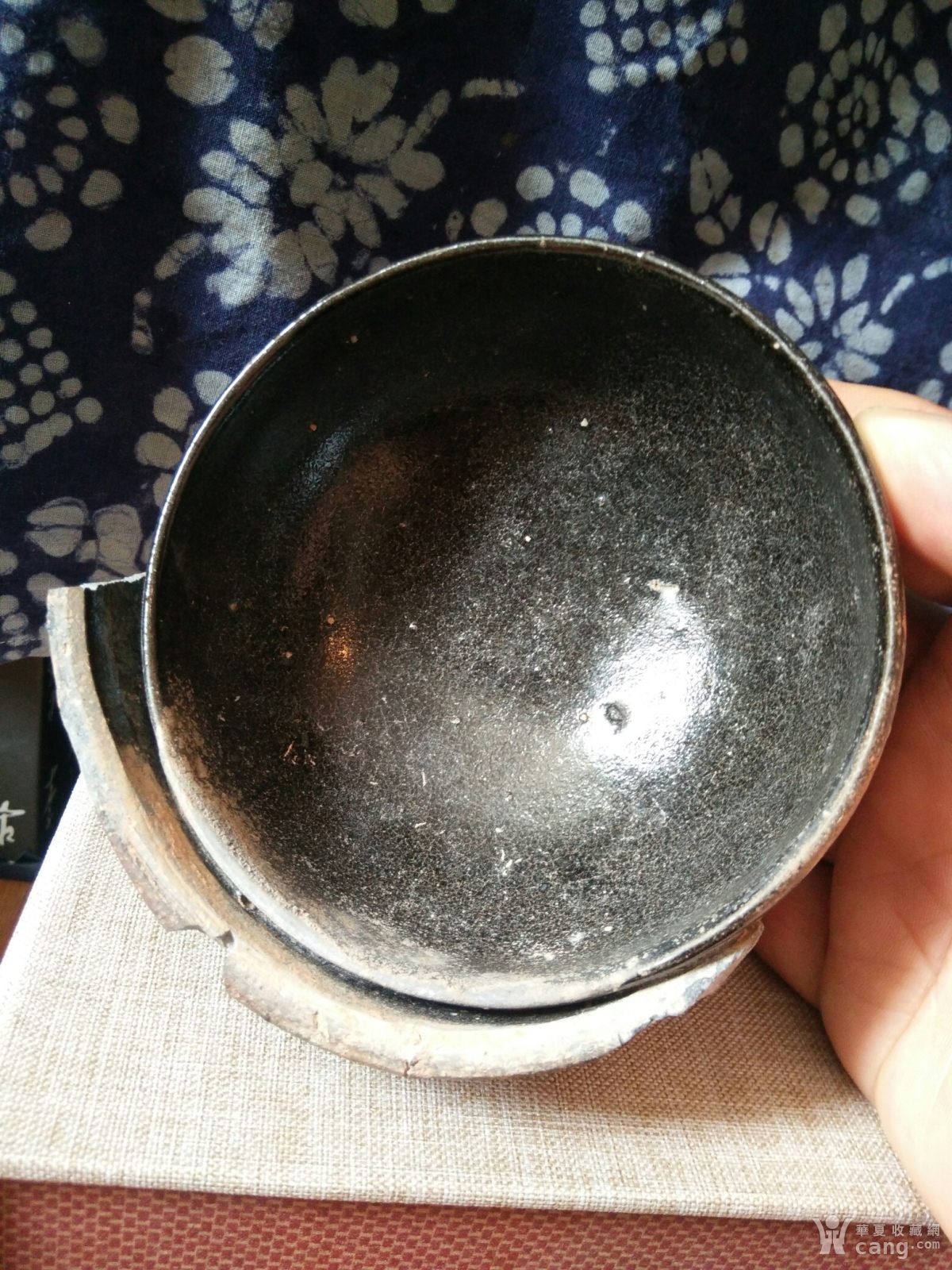 宋吉州窑系黑釉碗