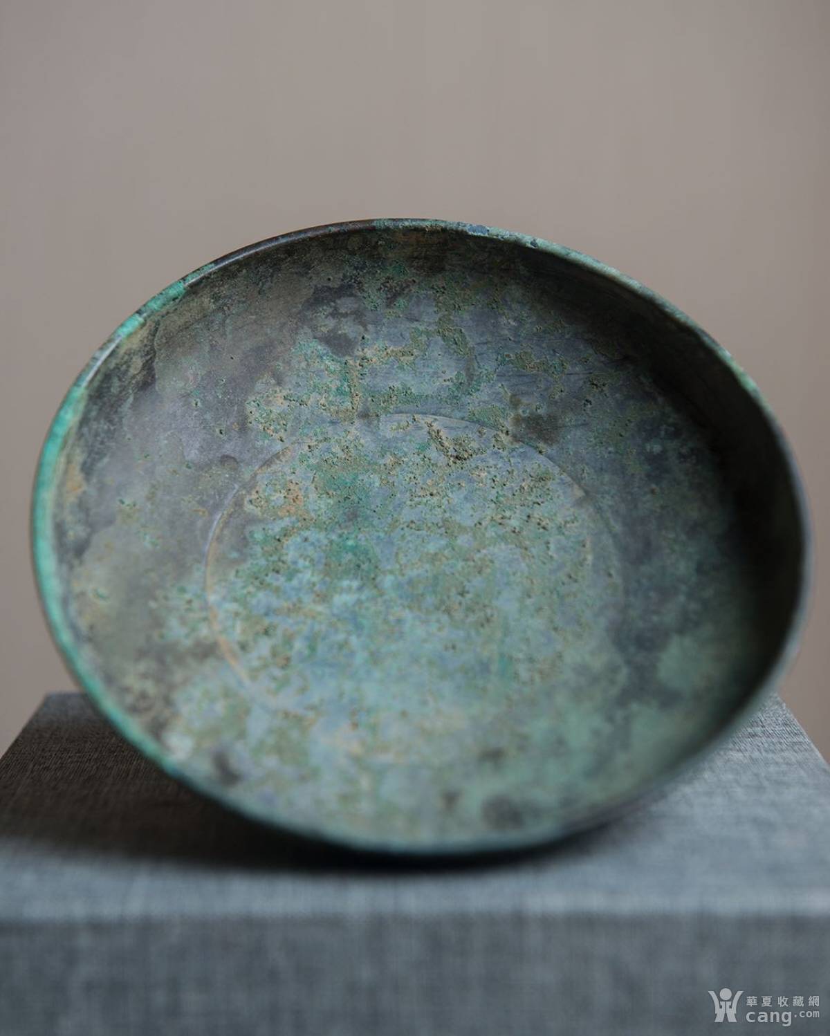 唐代全品铜质高足供盘,高足洗盘