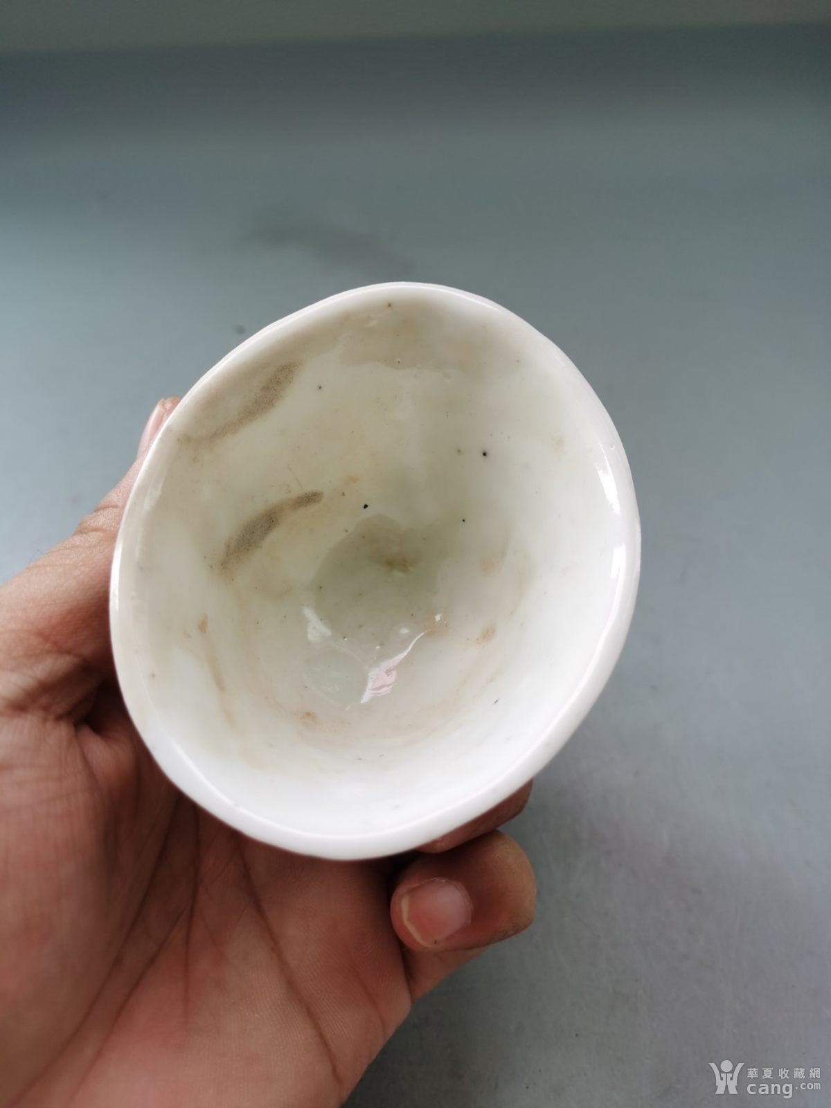 清中期德化窑马蹄杯