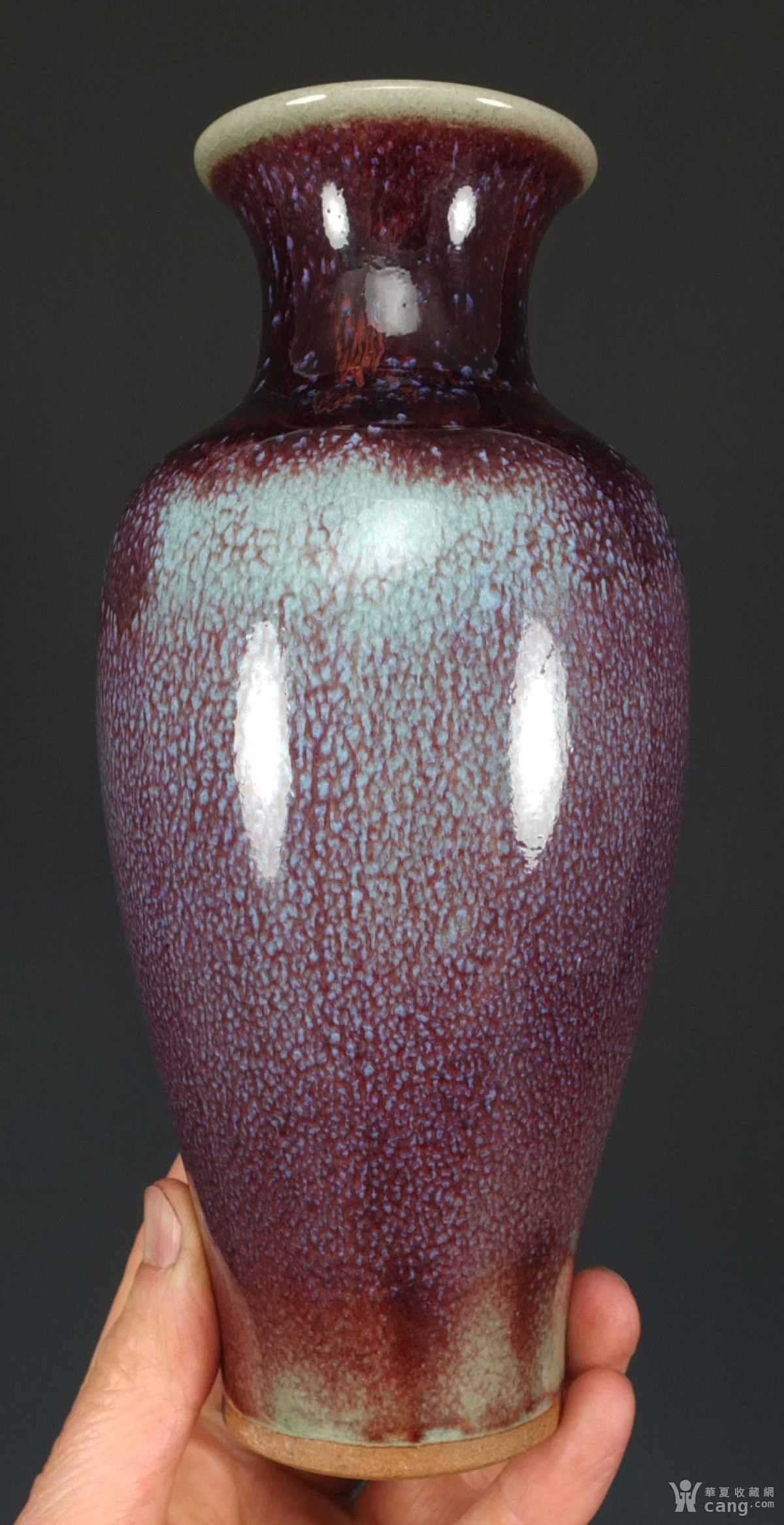 国外回流窑变釉 观音瓶