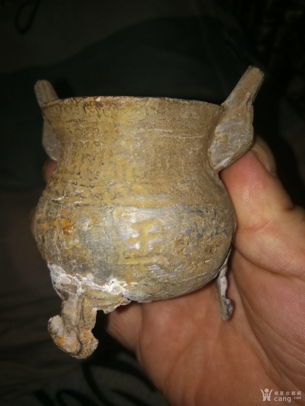 民国锡香炉_地摊交易_华夏收藏网