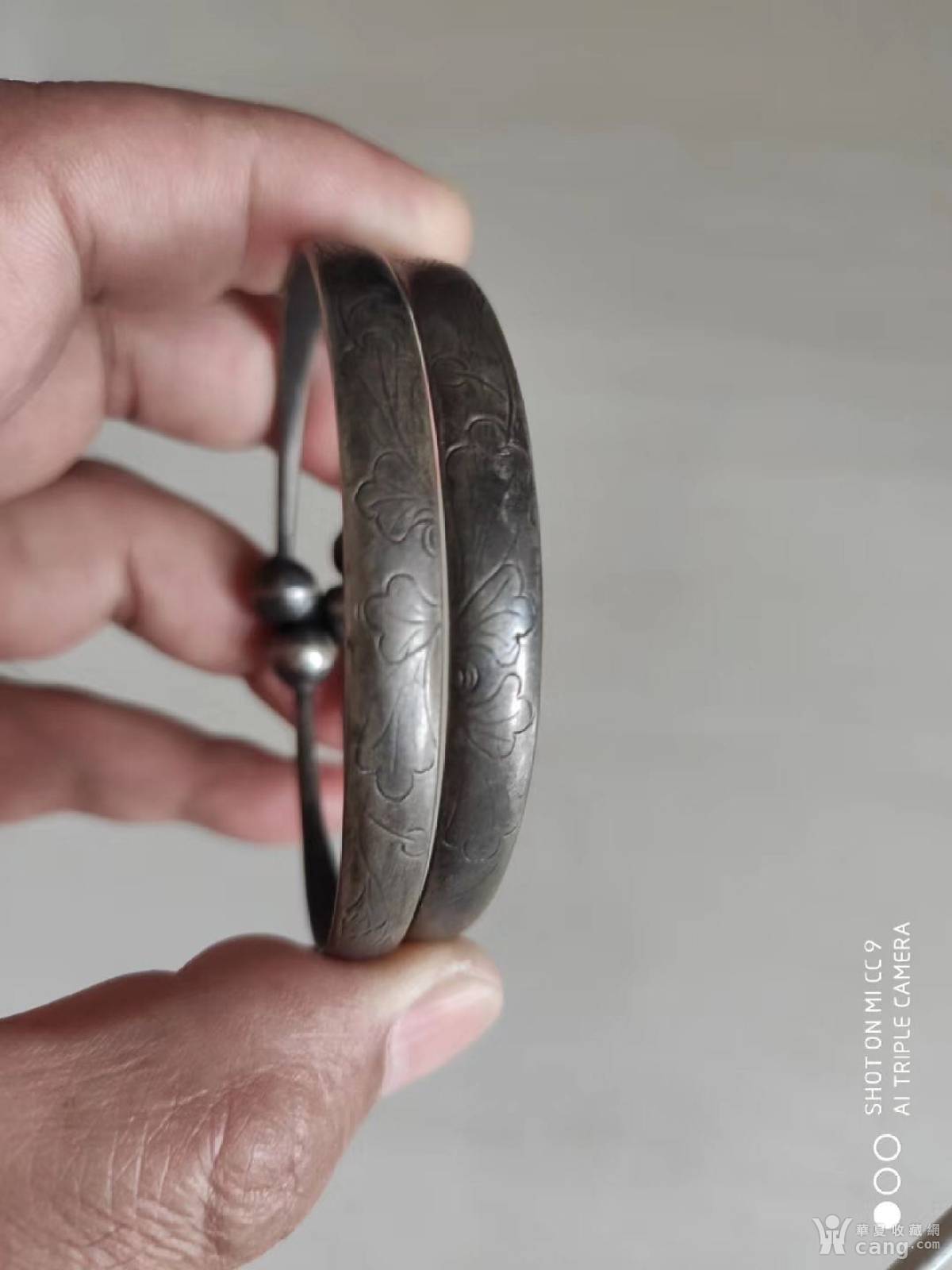 民国时期老银手镯