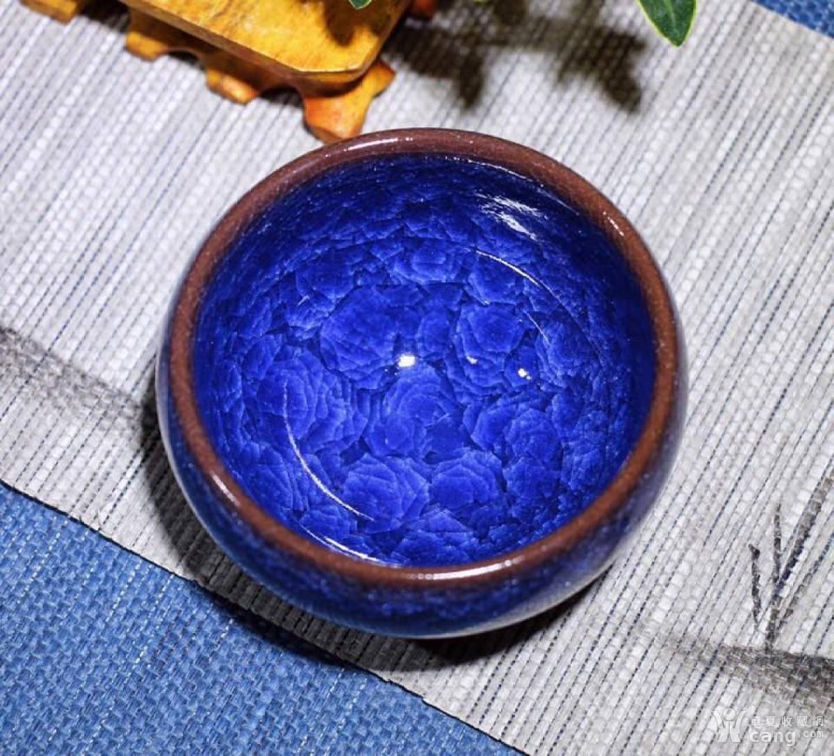 新品 紫罗兰冰裂盏 [作者]水吉名师徐祖学 宏升建盏工作室一