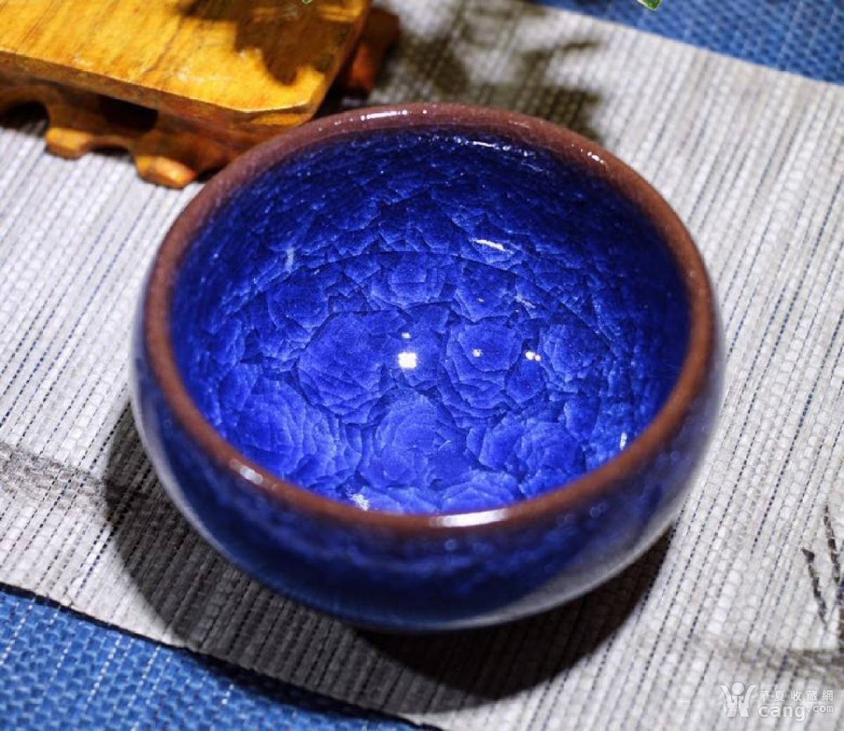 新品 紫罗兰冰裂盏 [作者]水吉名师徐祖学 宏升建盏工作室一