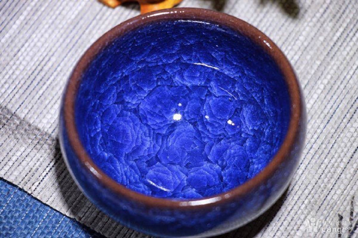 新品 紫罗兰冰裂盏 [作者]水吉名师徐祖学 宏升建盏工作室一