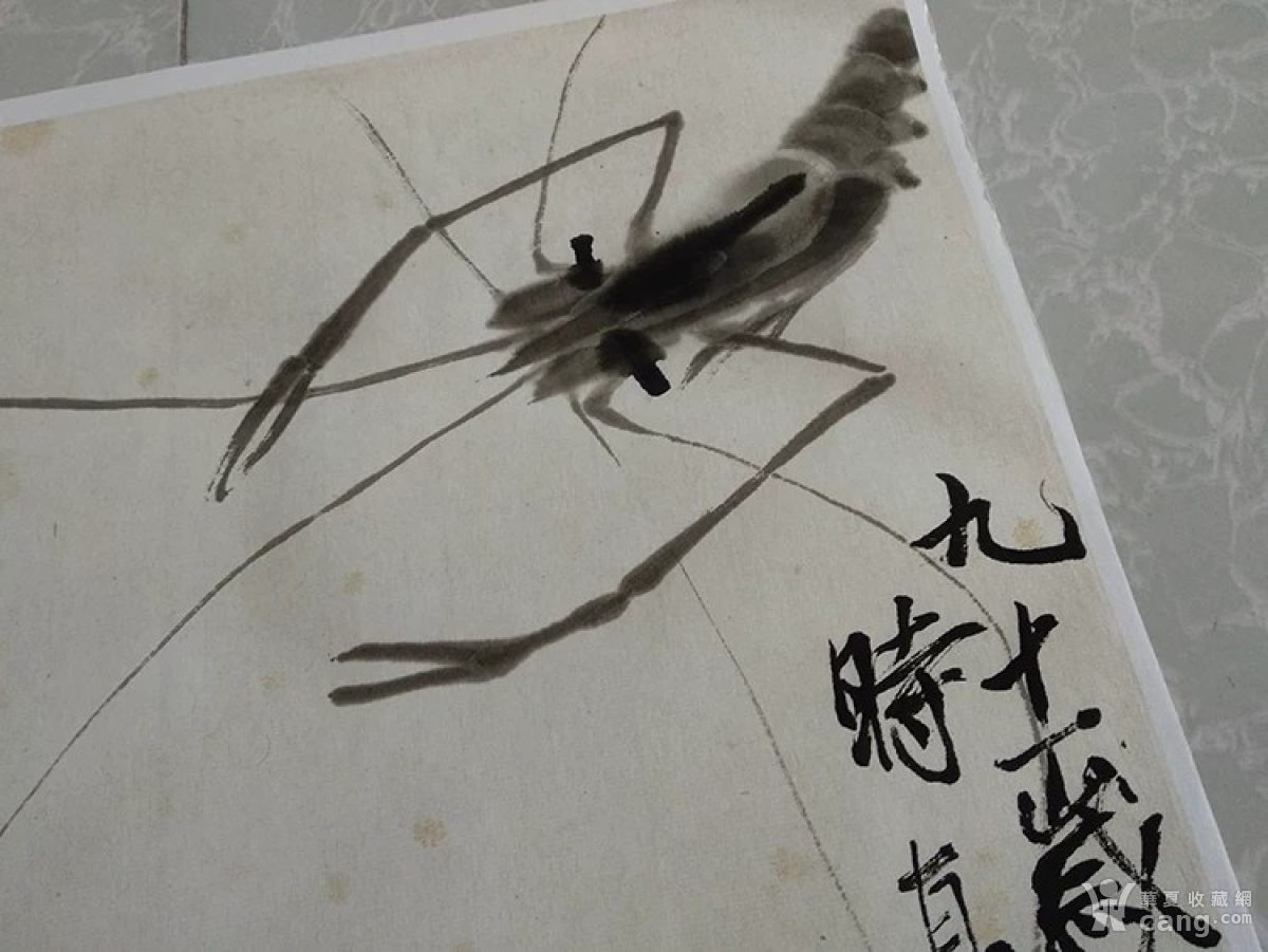 水墨写意画～虾