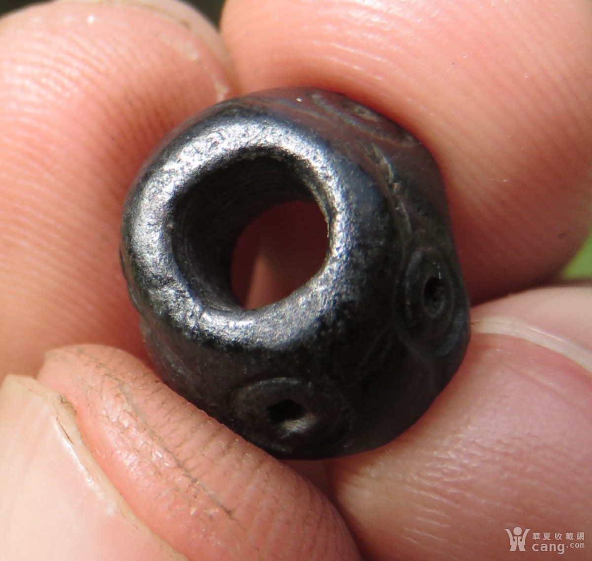 千年殊圣带眼老黑石珠