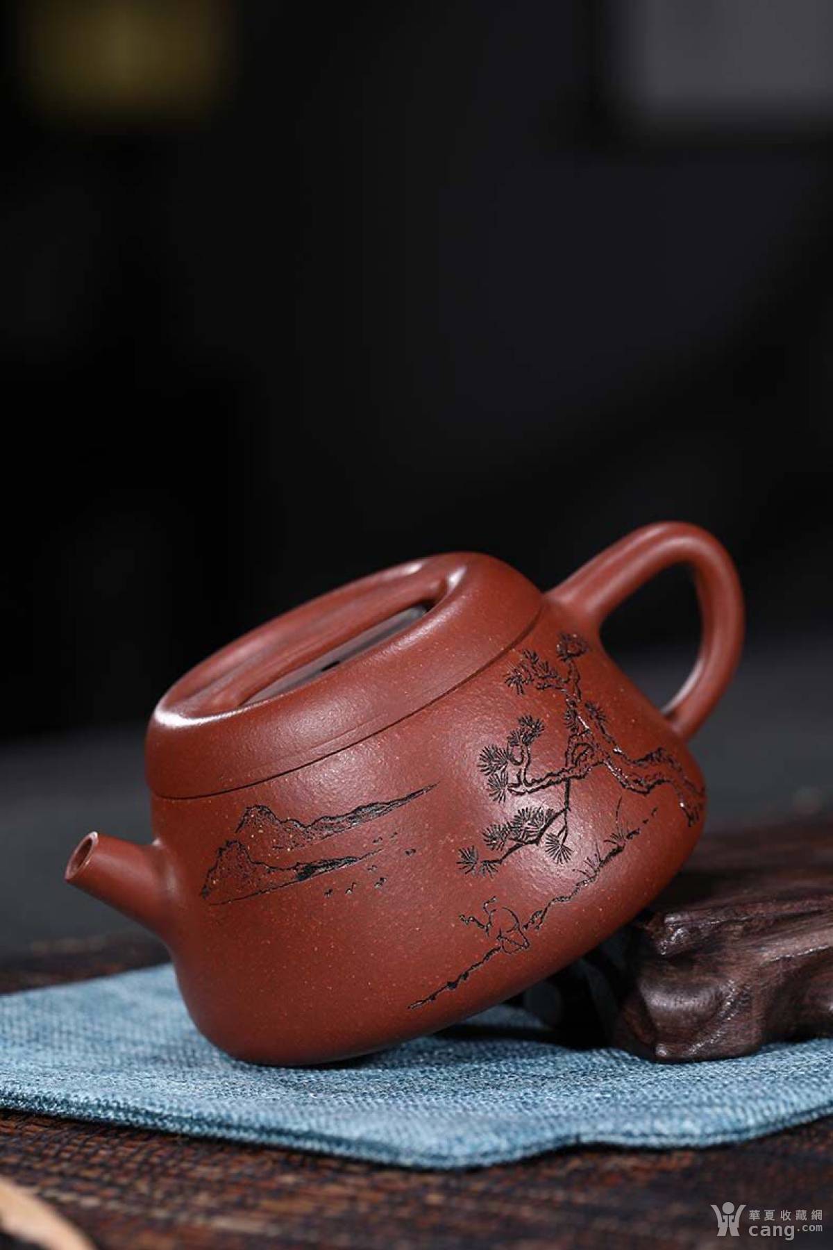 正品宜兴紫砂壶大口石瓢壶