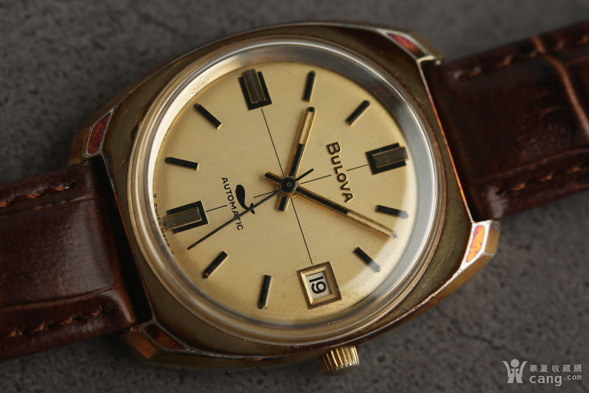 美国宝路华古董表 绝美紫红金斑 优雅酒桶款 十字子午线盘面