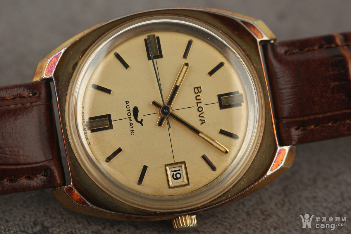 美国宝路华古董表 绝美紫红金斑 优雅酒桶款 十字子午线盘面