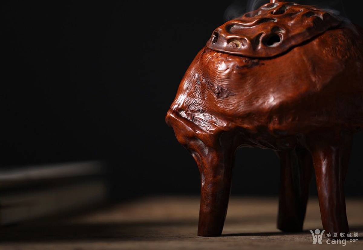 龙眼木「三足香炉」| 天然之形,彭