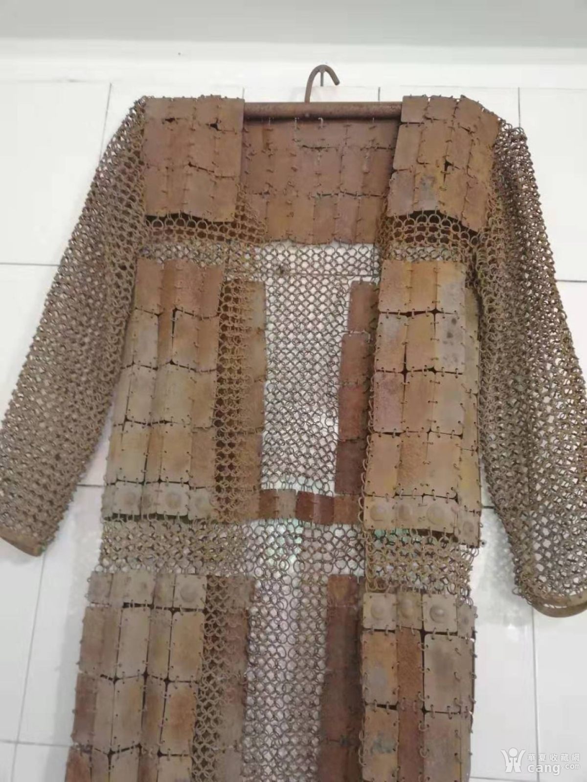 奇门兵器铁布衫铁缕衣铁制品古代作战服装造型奇特的铁盔甲老物件