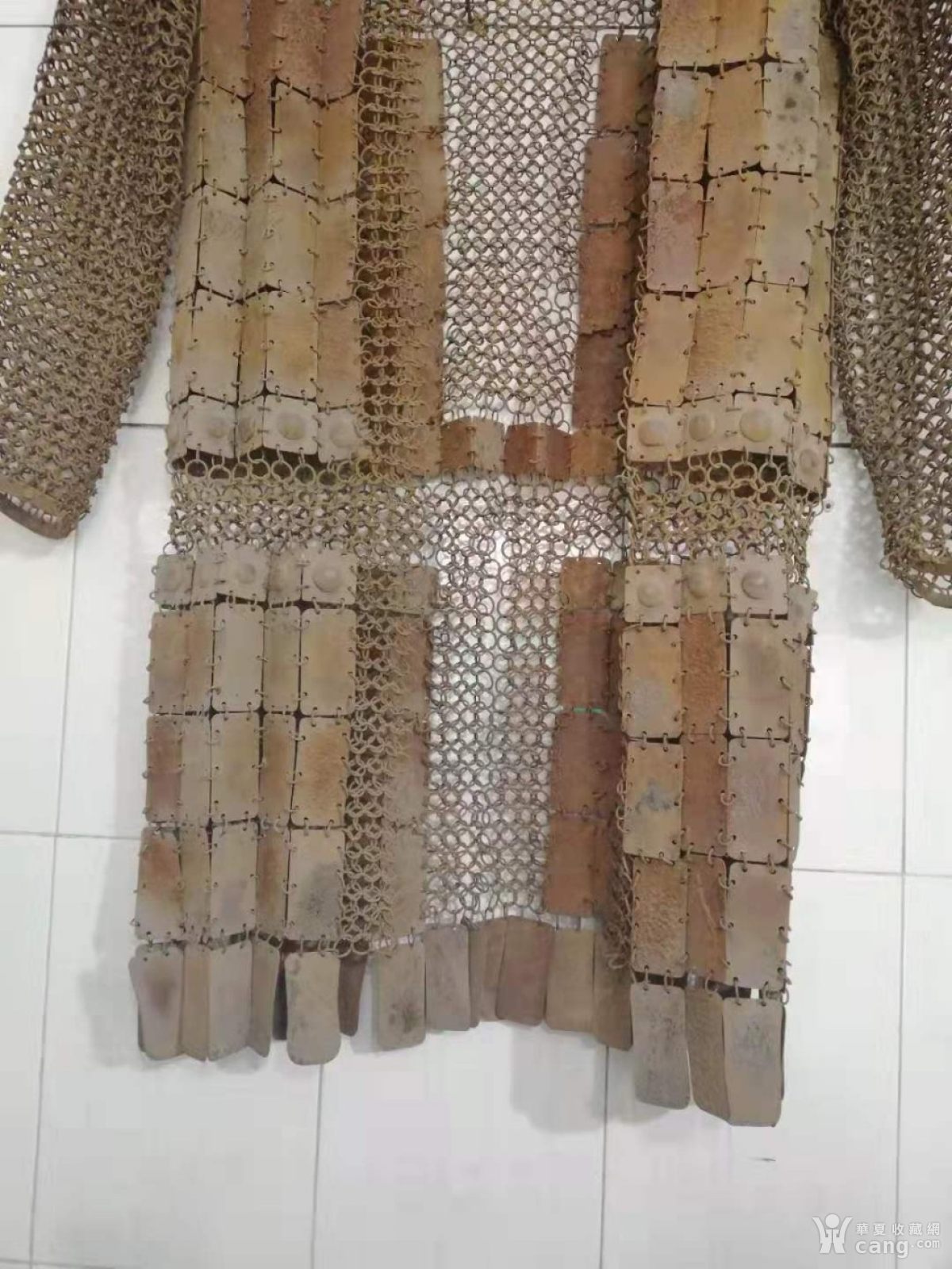 奇门兵器铁布衫铁缕衣铁制品古代作战服装造型奇特的铁盔甲老物件