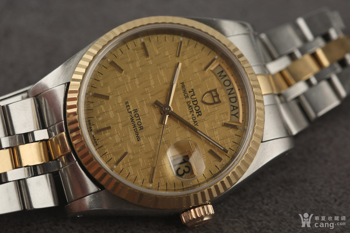 瑞士帝舵手表 王子系列76213 鎏金雀纹盘 18k金**