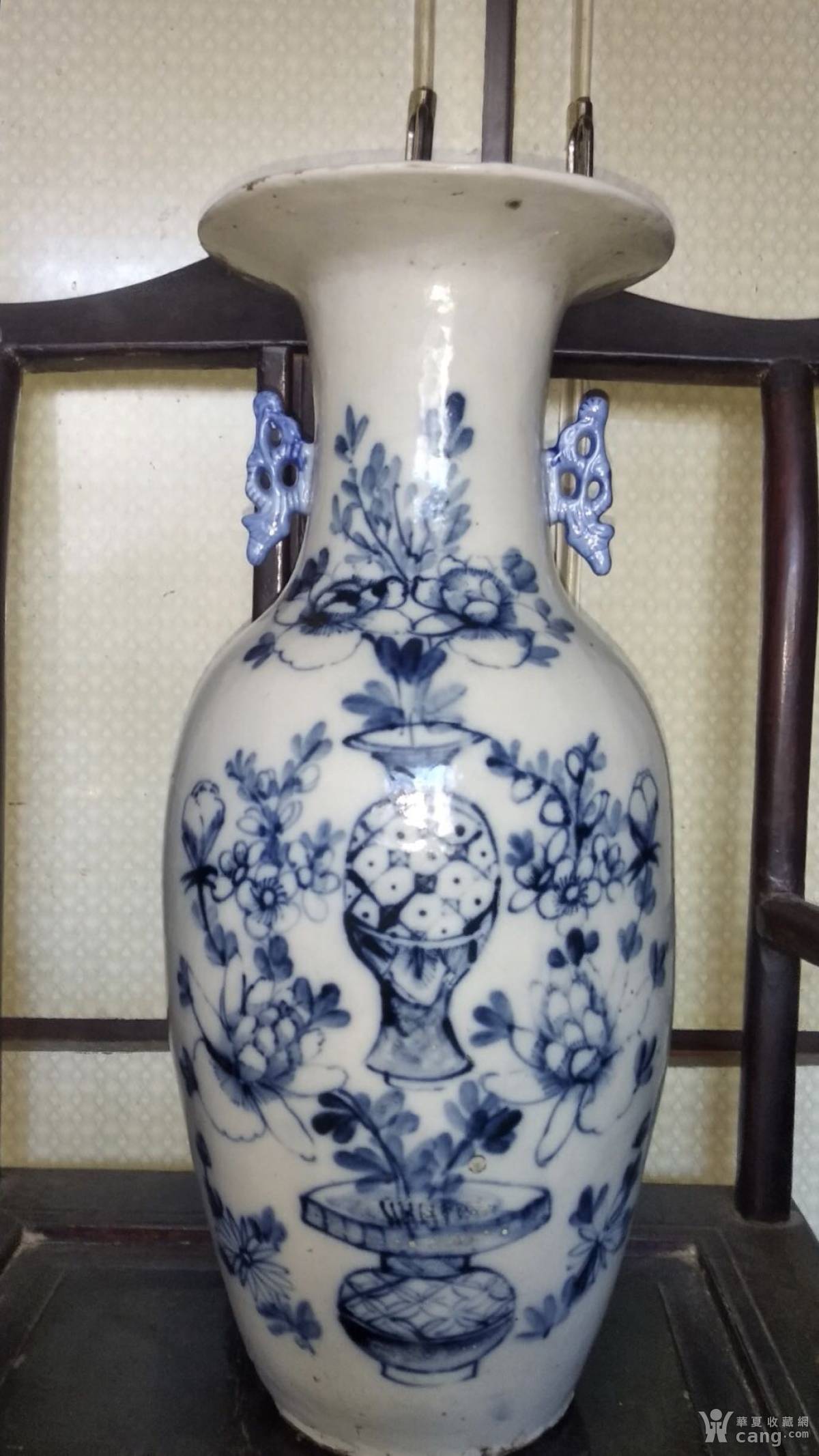 民国 老掸瓶 一只 - 民国 - 瓷器 - 华夏收藏网