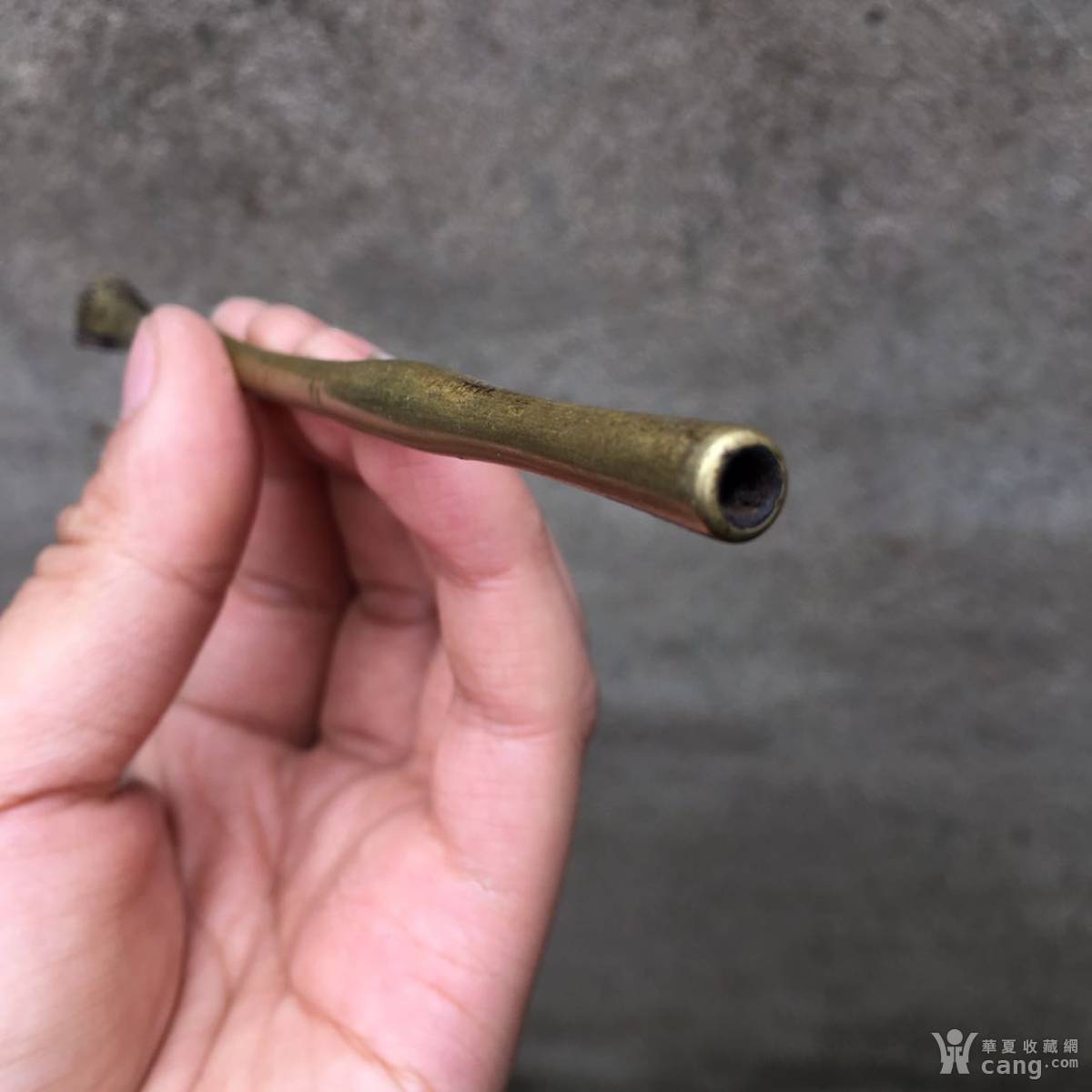 民国铜鎏金老烟杆.古玩收藏包老保真