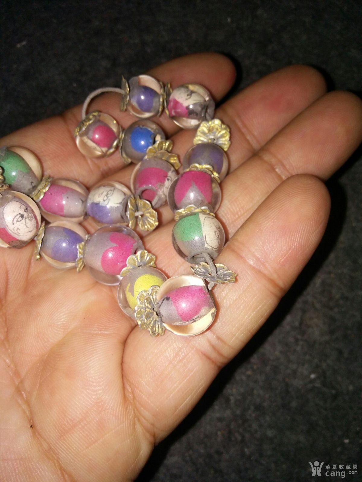 手工内画珠子手串>