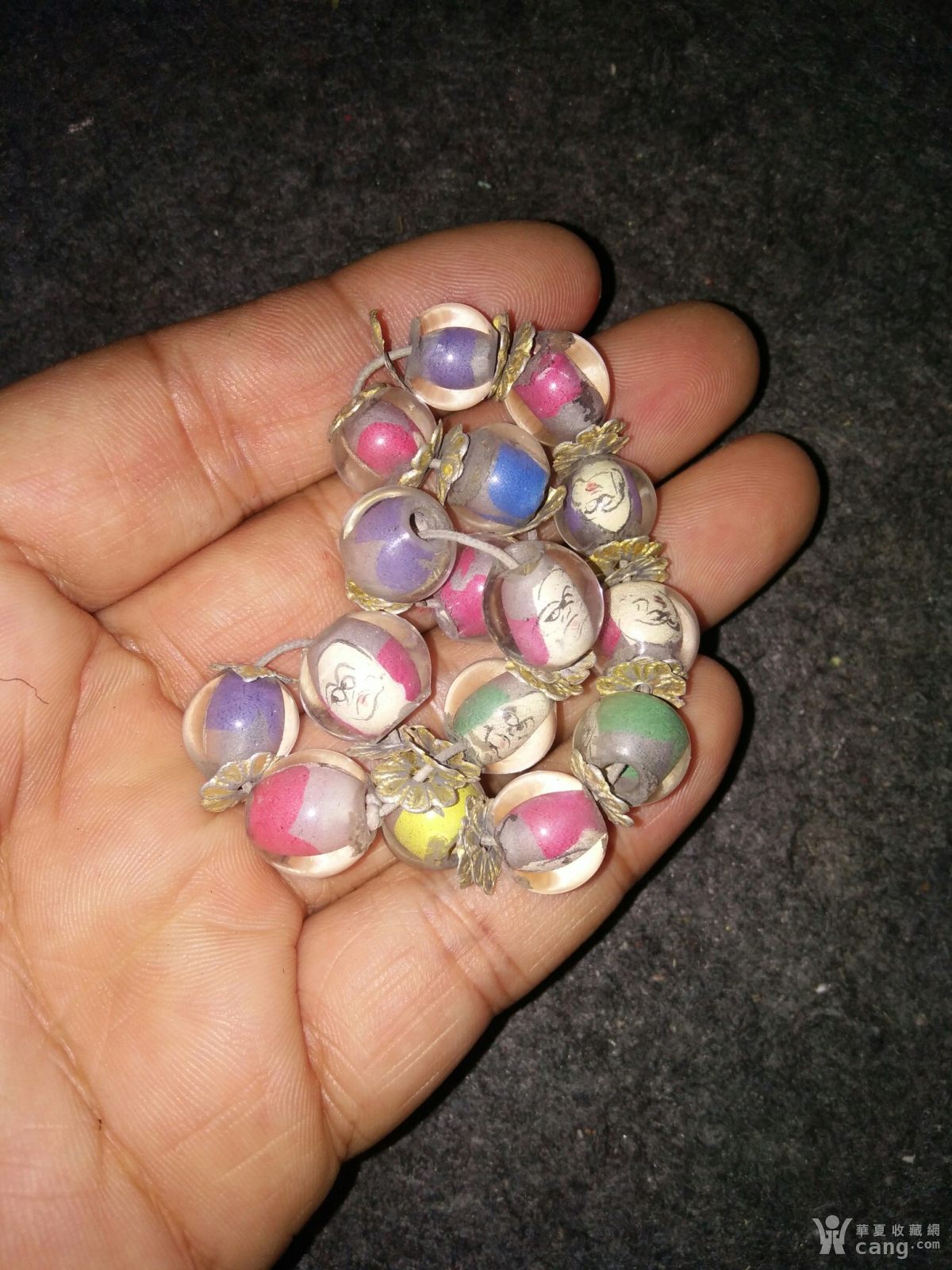 手工内画珠子手串>