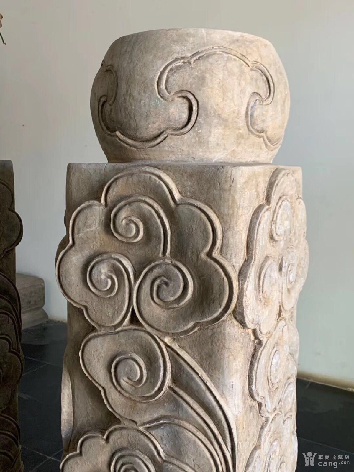 【祥云】——花几 石柱