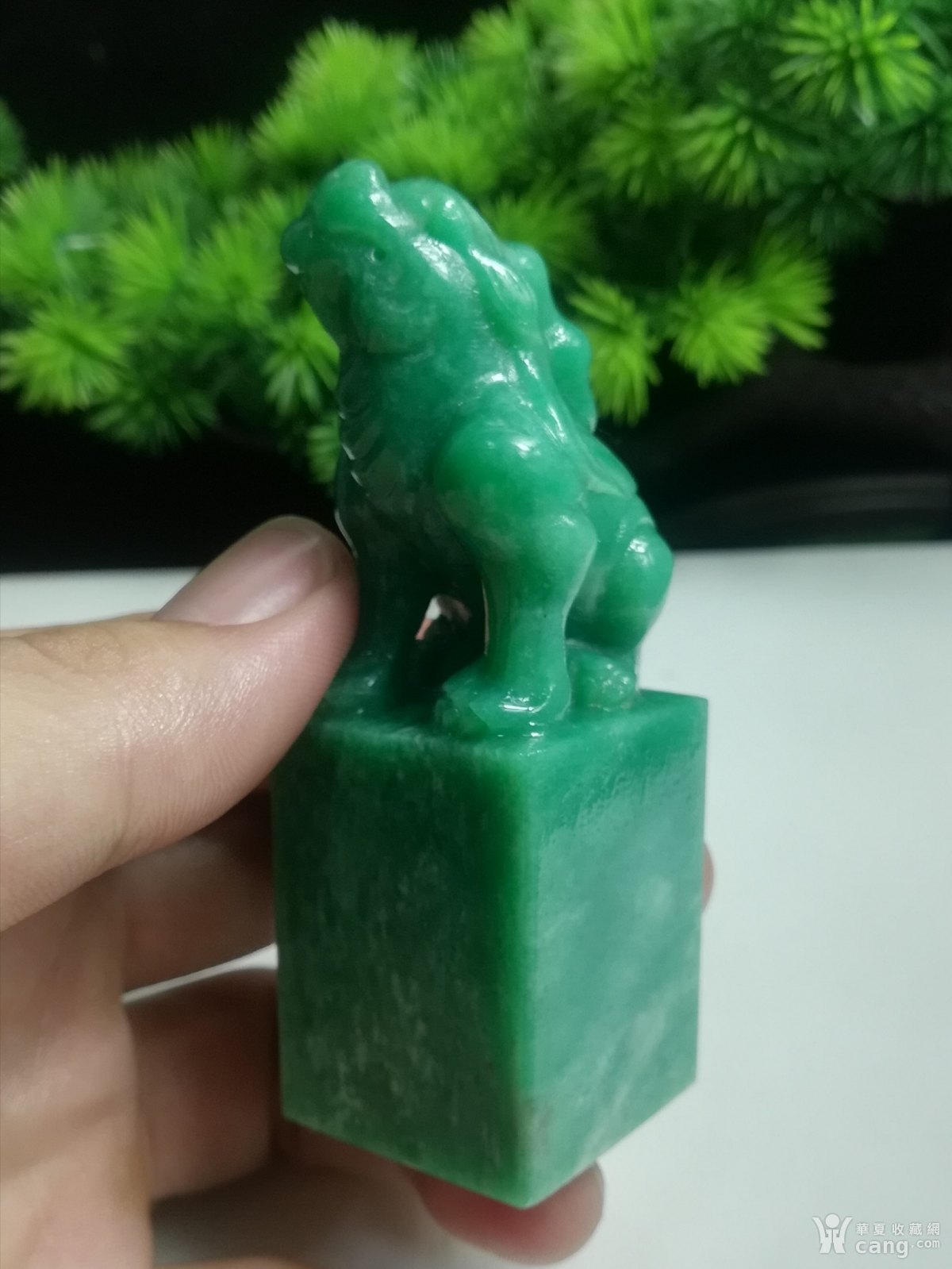 广东翡翠绿印章石