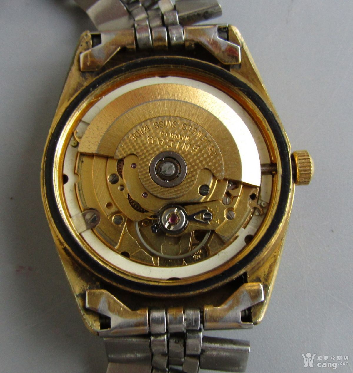 瑞士英纳格王自动机械男古董表