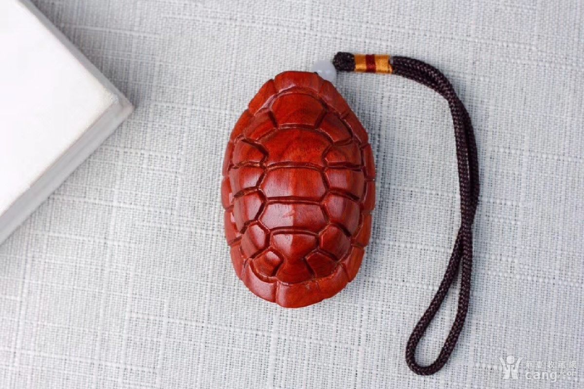 小叶紫檀木雕刻富甲天下手把件