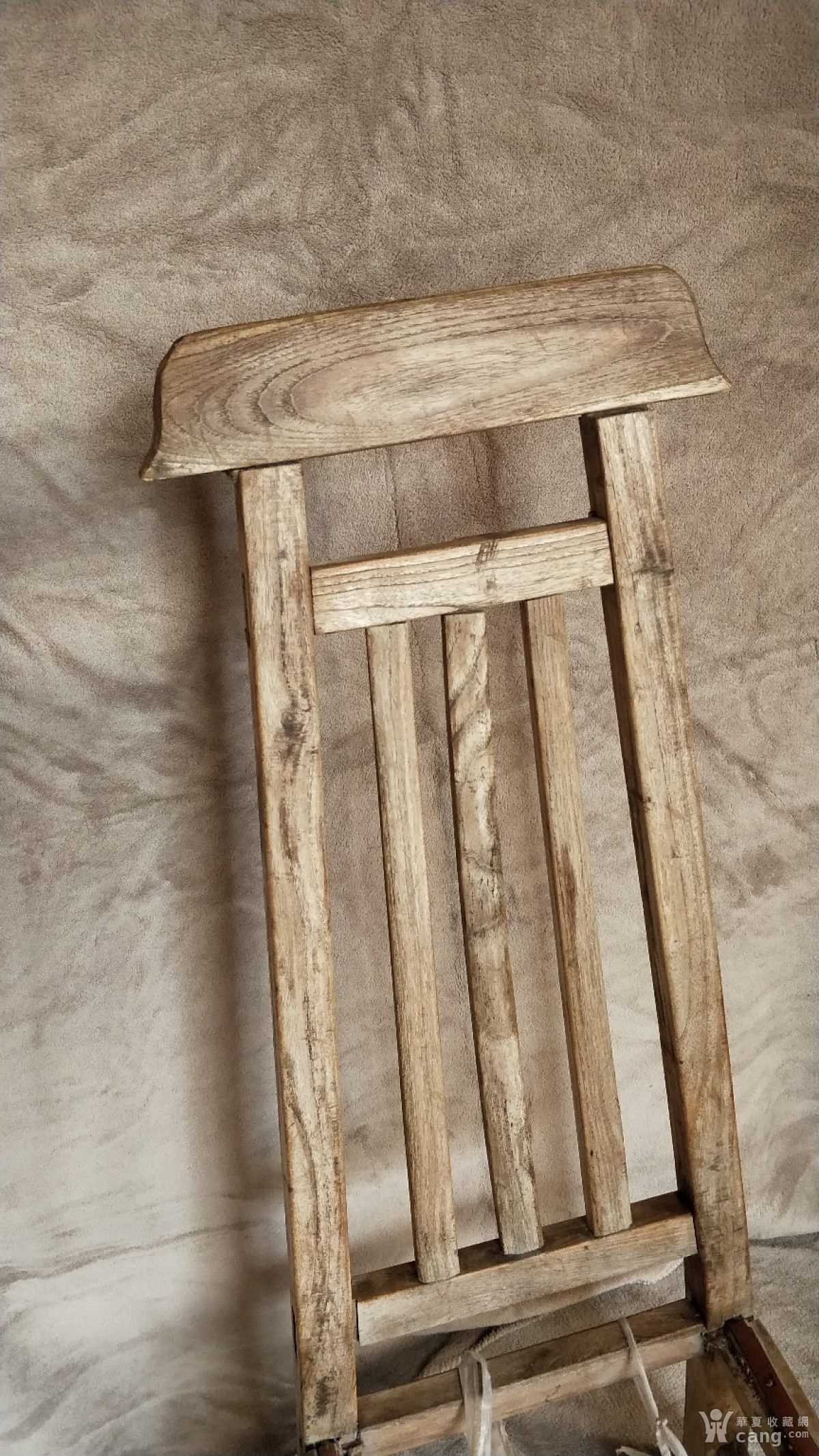 苏作老家具宋式白榉木靠背椅楝树直棂凳子_地摊交易_华夏收藏网