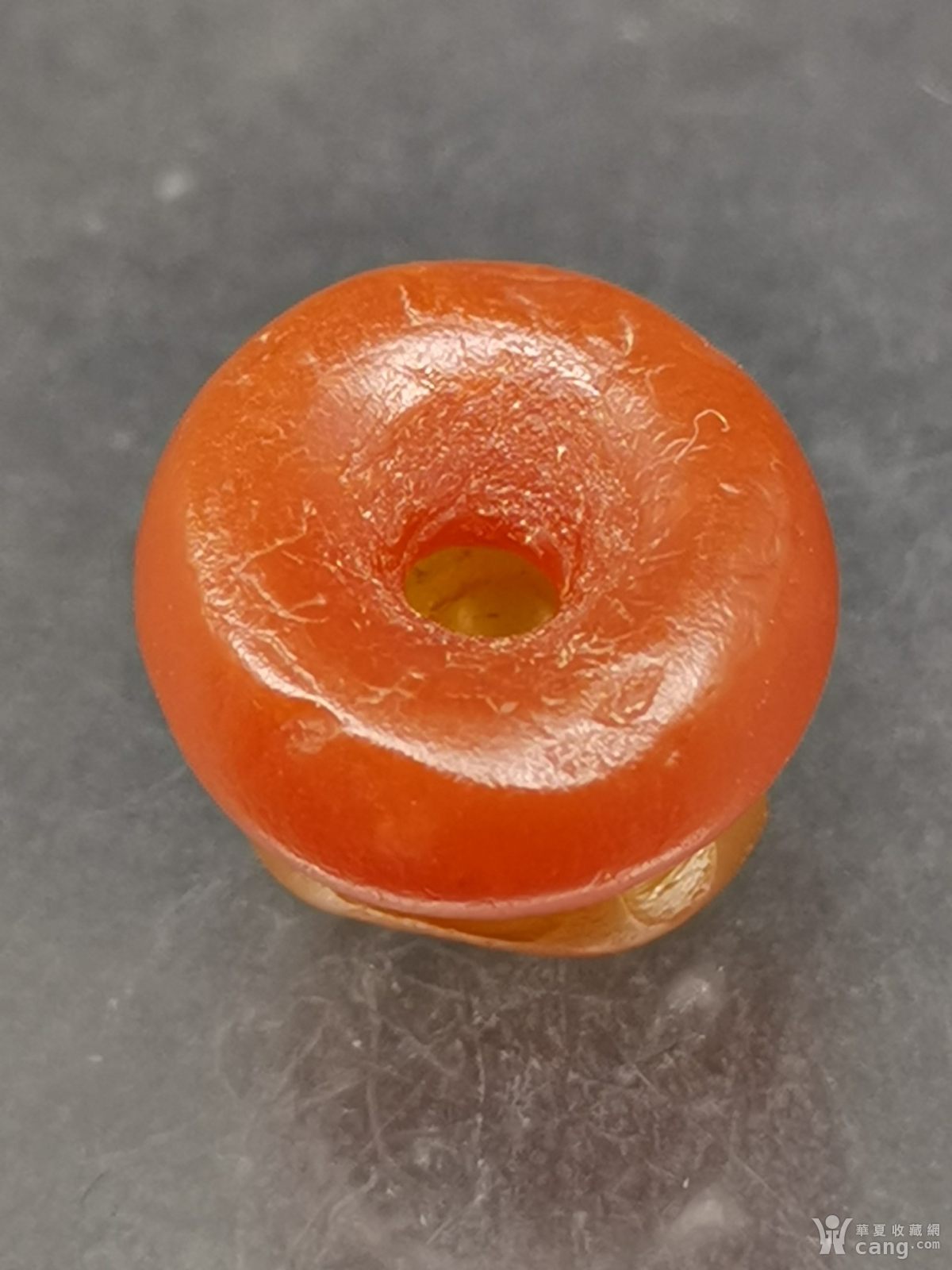 精品高古双面老红玛瑙珠