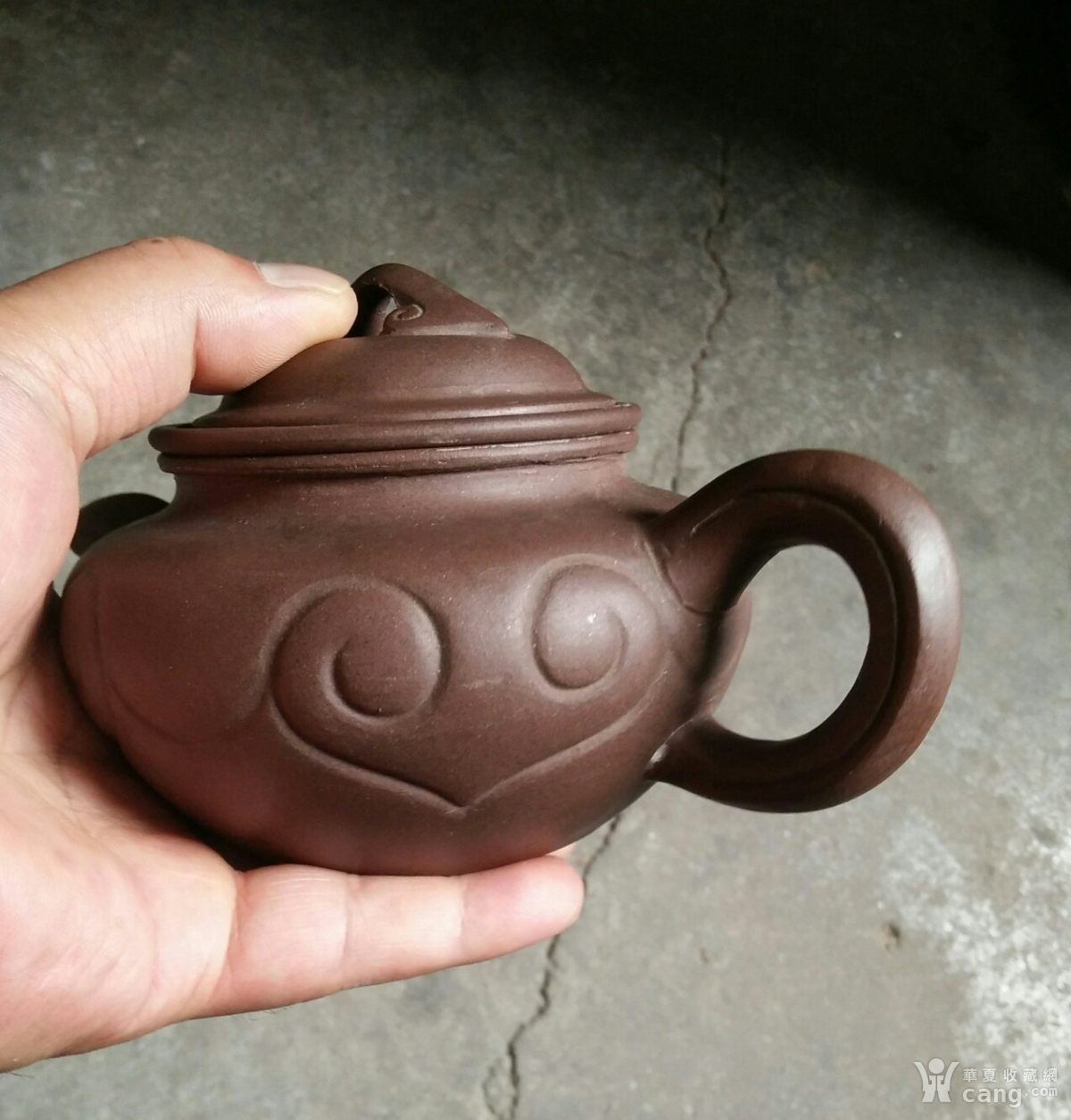 八十年代钱水清款如意三件套紫砂壶