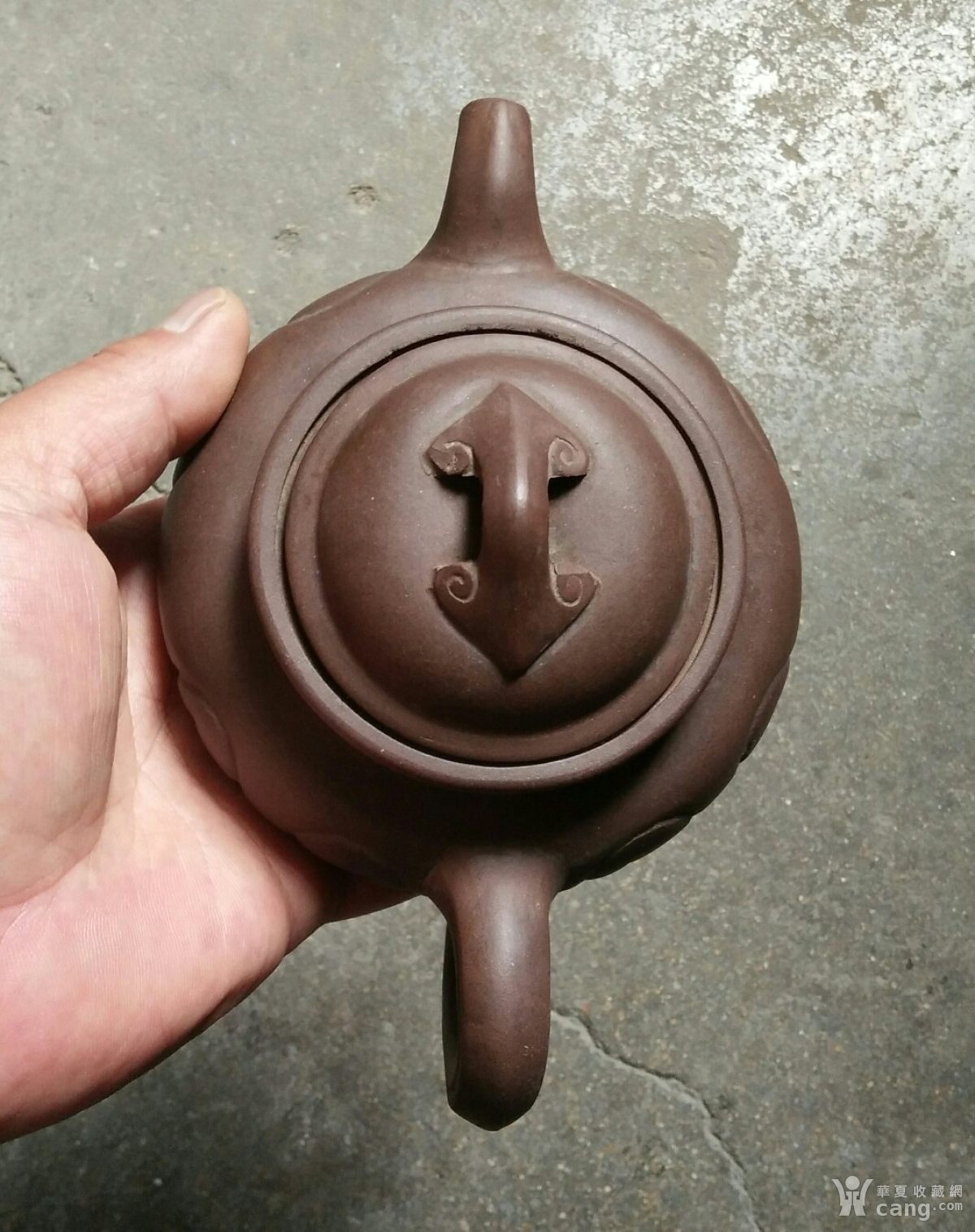 八十年代钱水清款如意三件套紫砂壶