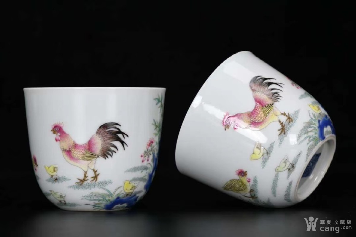 珐琅彩鸡缸杯