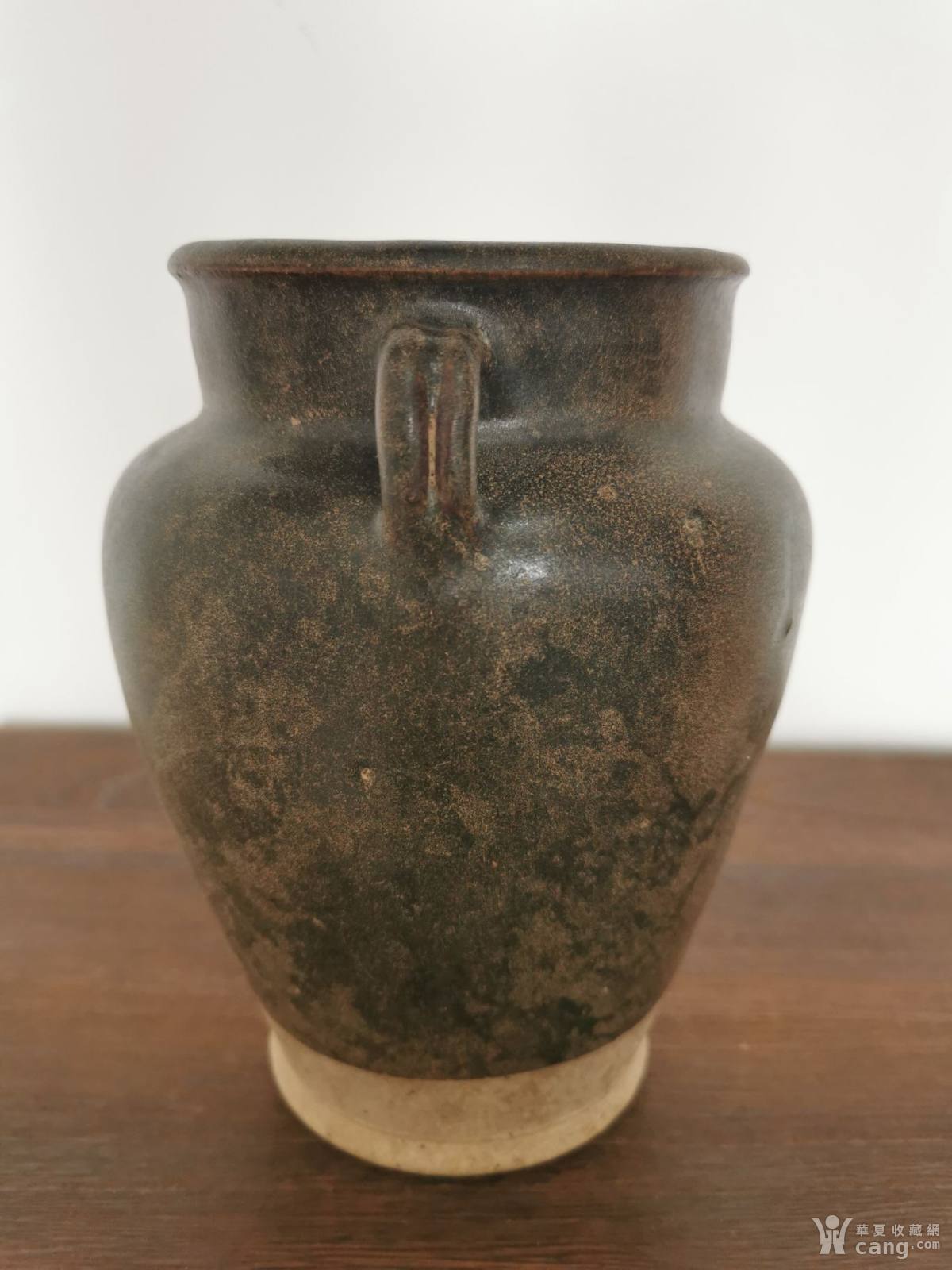 唐 茶叶末双系罐 耀州窑