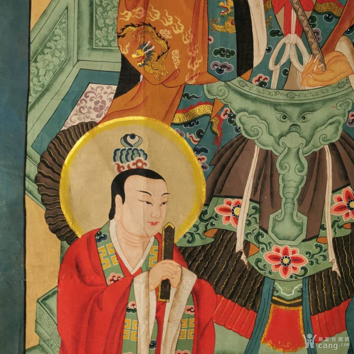 道教太上老君像供奉神像画像道教文化收藏品