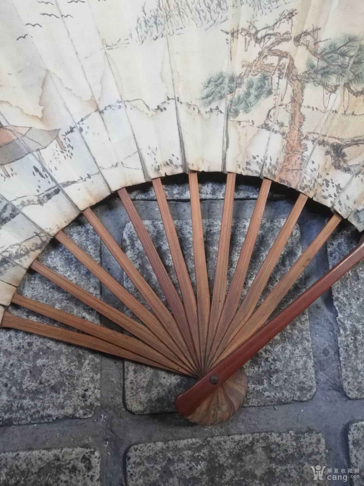 清末民初老扇子