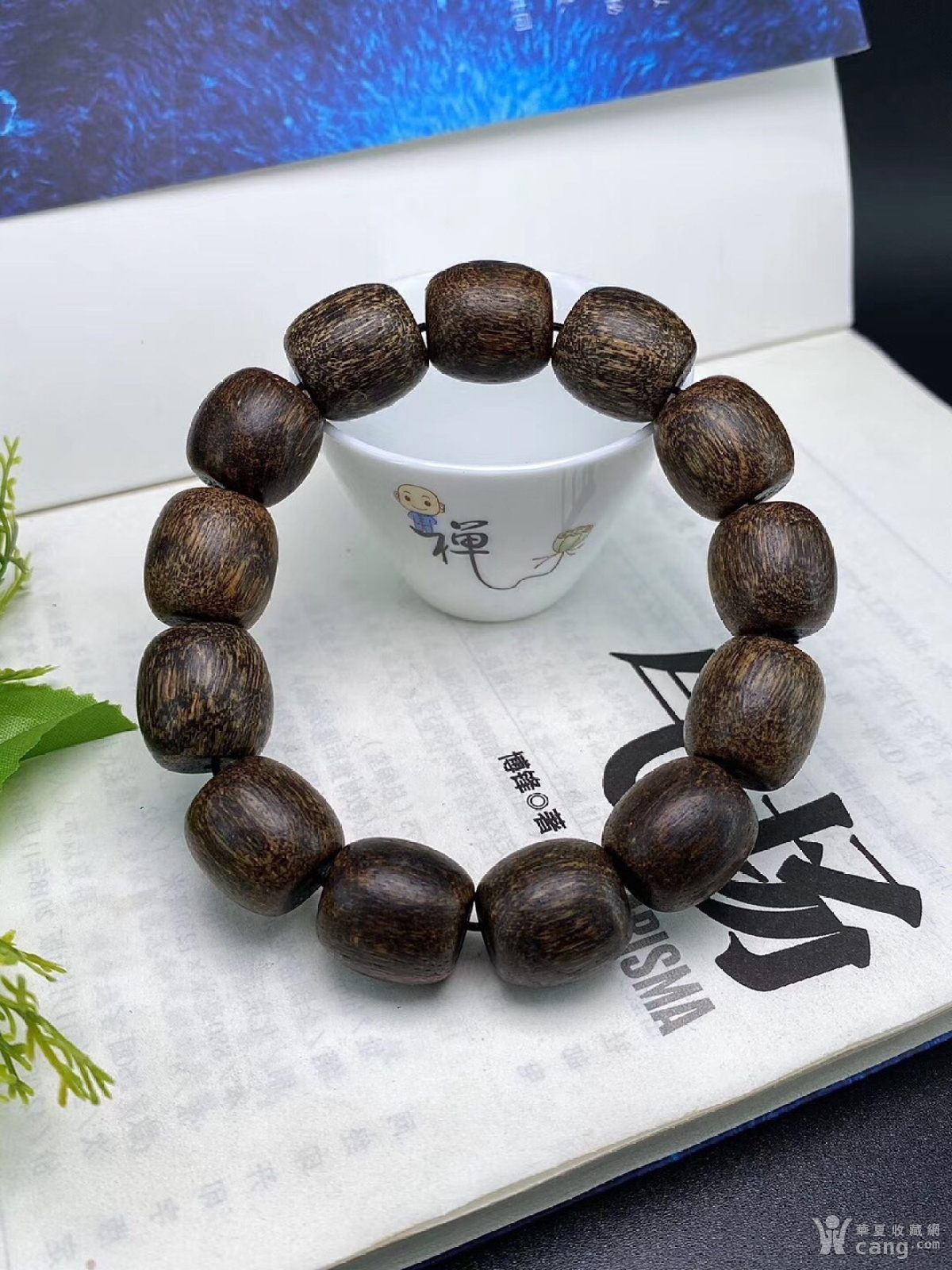 西马虎皮桶珠沉香,老料,规格:1.6*1.7cm克重