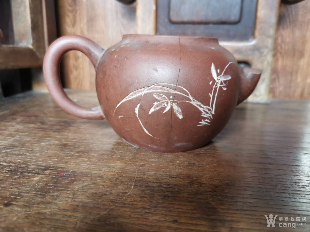 民国名家"石如"刻紫砂壶