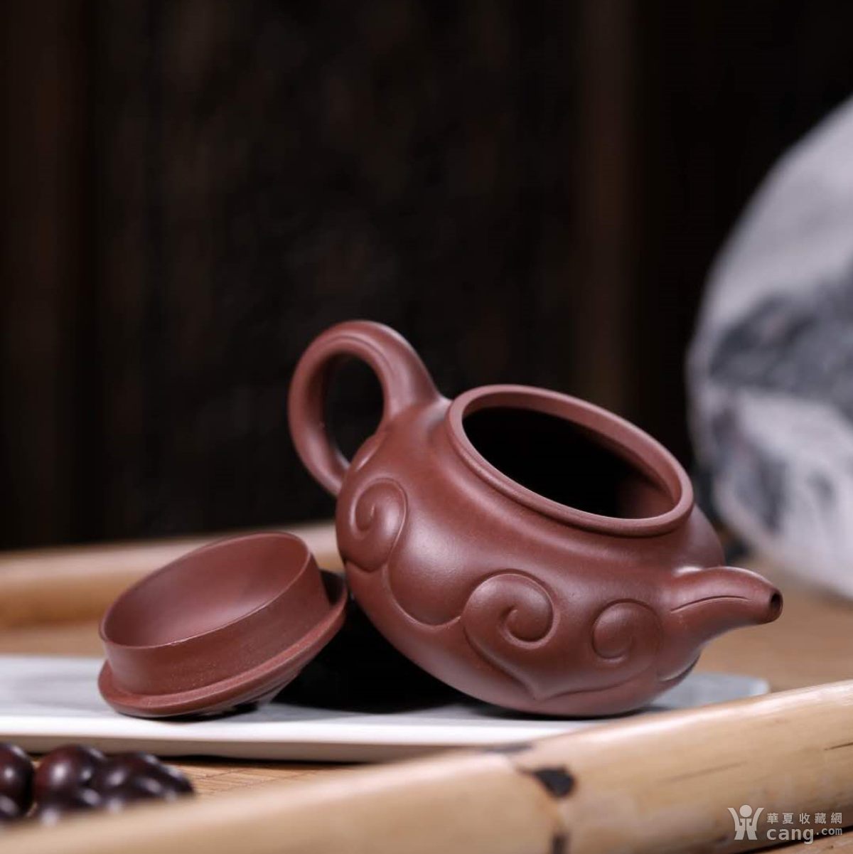【文玩集市】【如意仿古】套壶 宜兴名家紫砂壶 全手工制作 原矿底槽