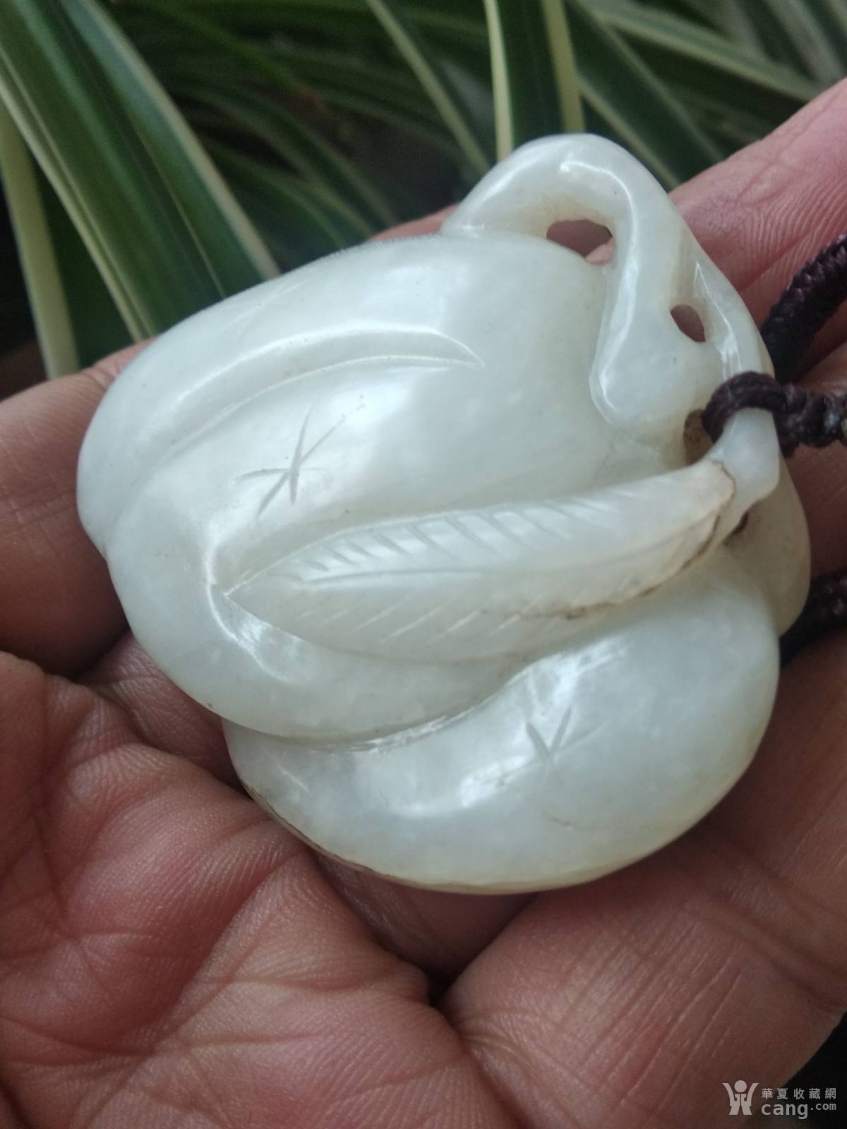 一级白和田玉寿桃,保真包老!