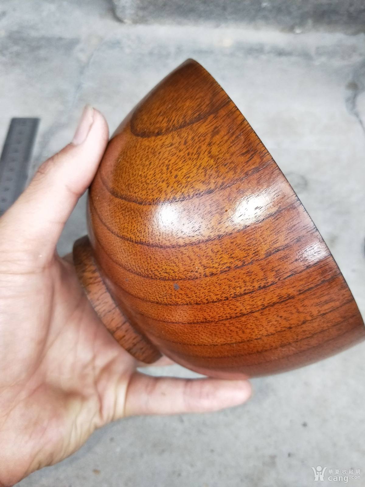 民俗老木碗