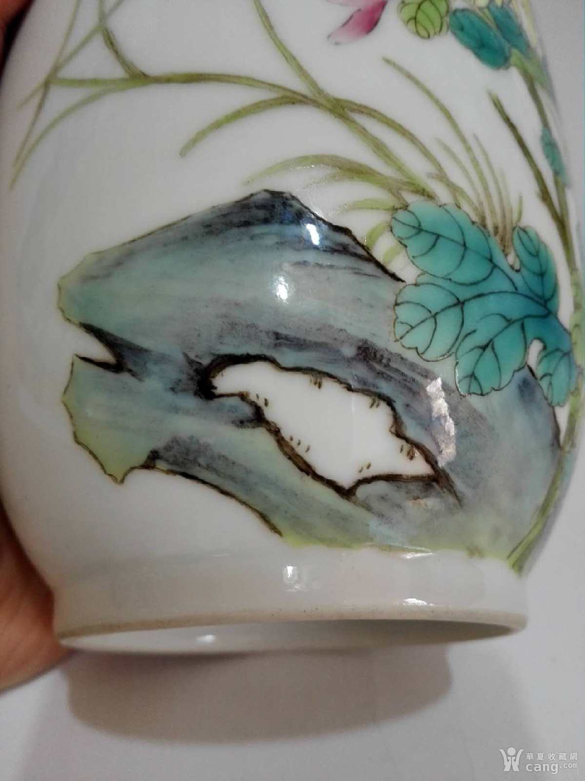 重器----民国毕伯涛紫薇花馆款新粉彩花鸟瓶