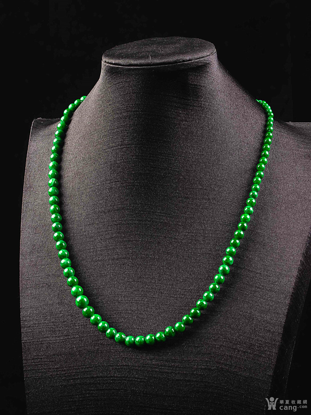 【珍宝翡翠】自然光实拍!天然a货好种阳绿项链