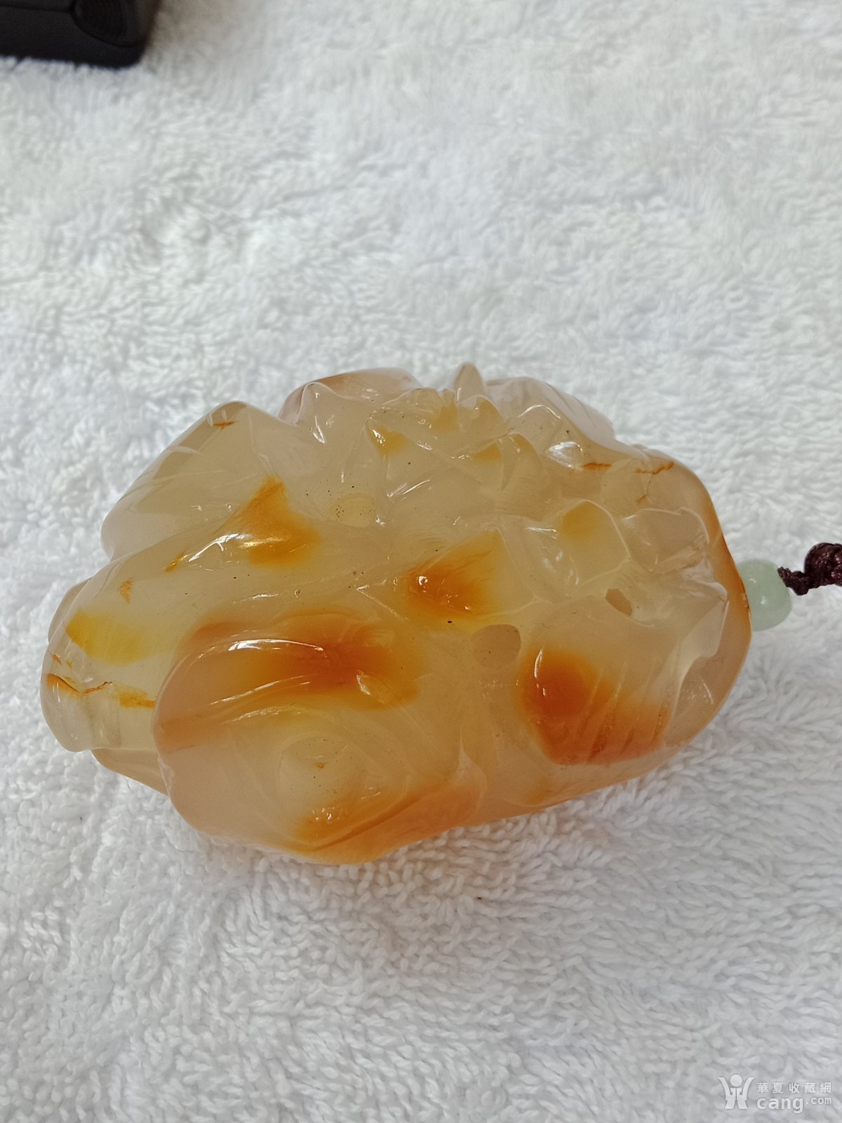 翡翠 把玩/摆件 糖心玛瑙181-6手把件(送证书)