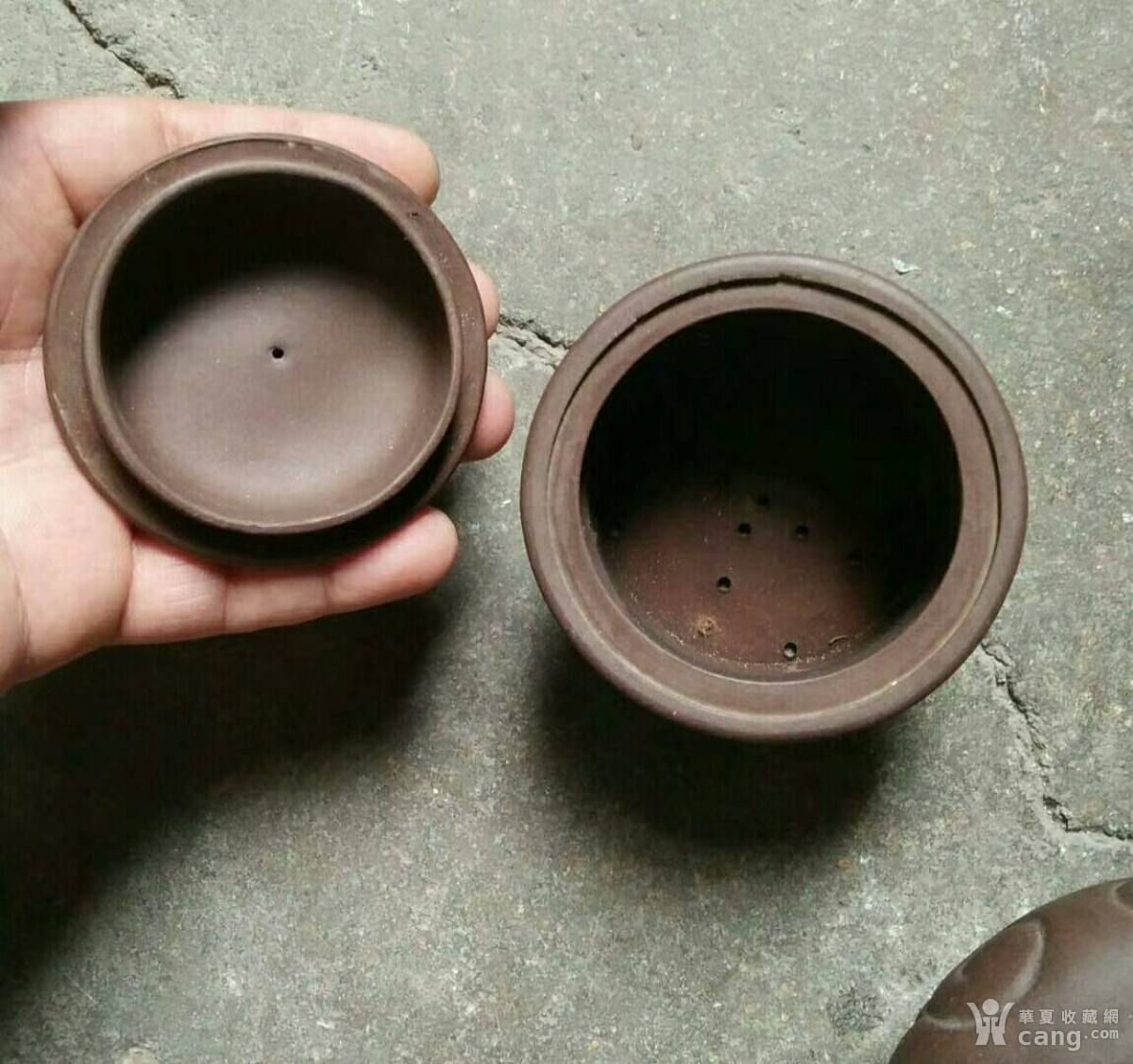 八九十年代钱水清款如意三件套紫砂壶