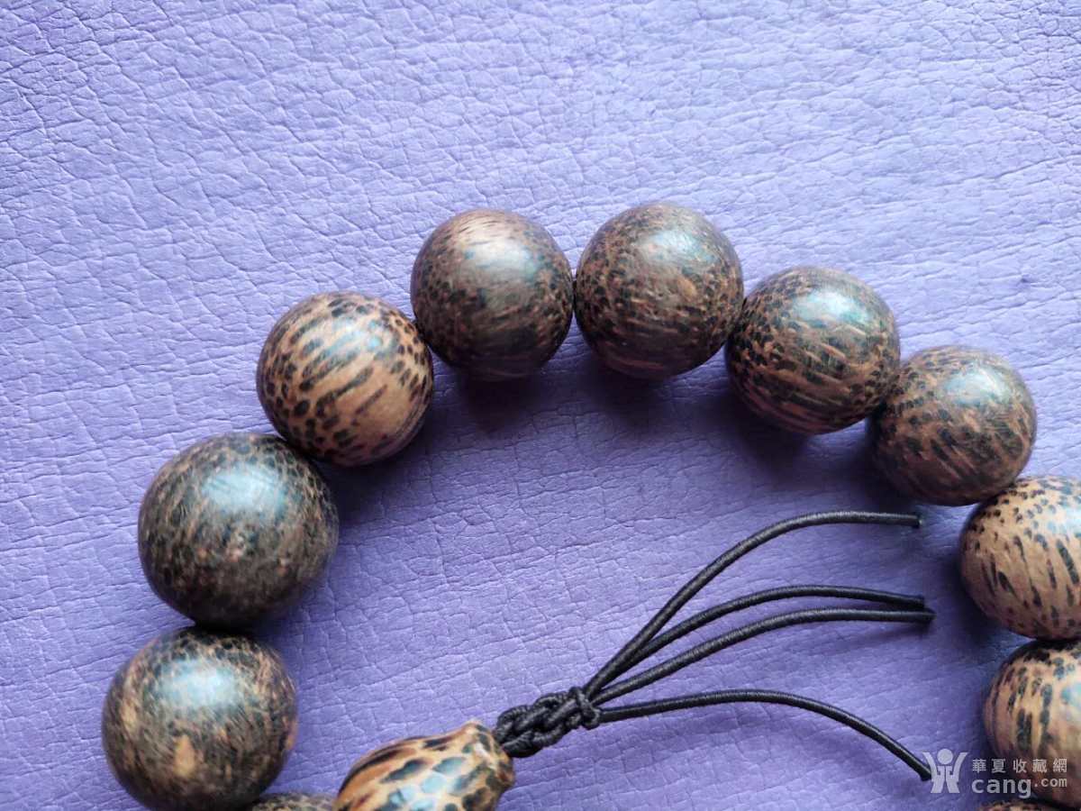 越南虎皮纹沉香手串