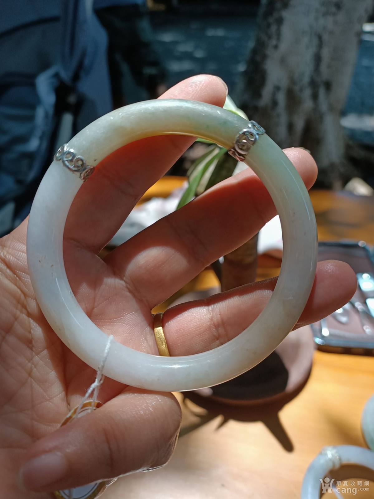 银包老翡翠手镯