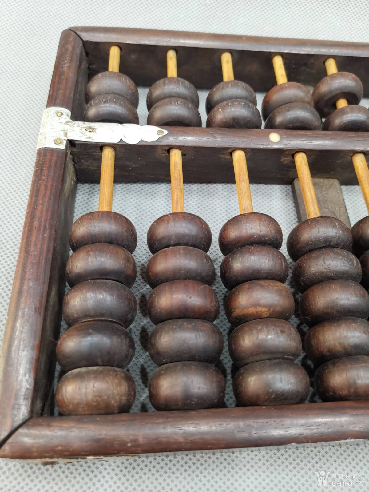 民国黄花梨十三杆算盘._地摊交易_华夏收藏网