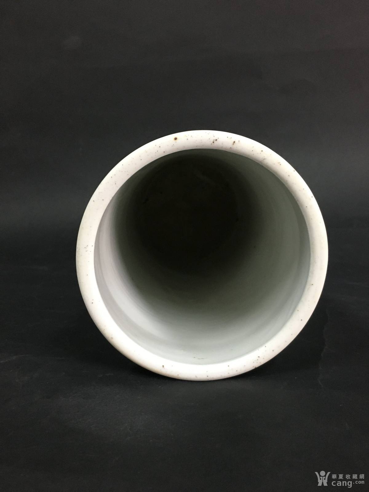 清 粉彩麒麟送子帽筒 全品